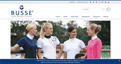 Desktop Screenshot of busse-reitsport.de